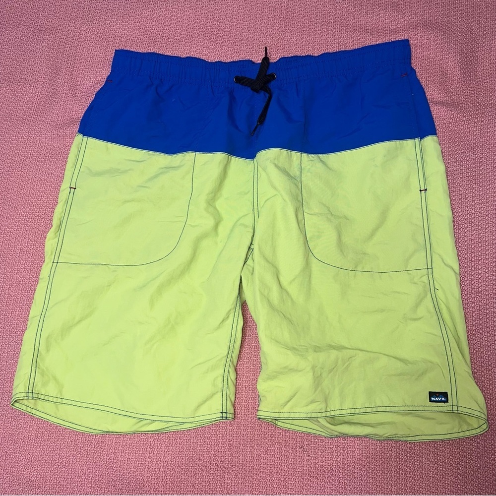Kavu Swim Trunks Mens L Hybrid River Shorts Drawstring Hiking